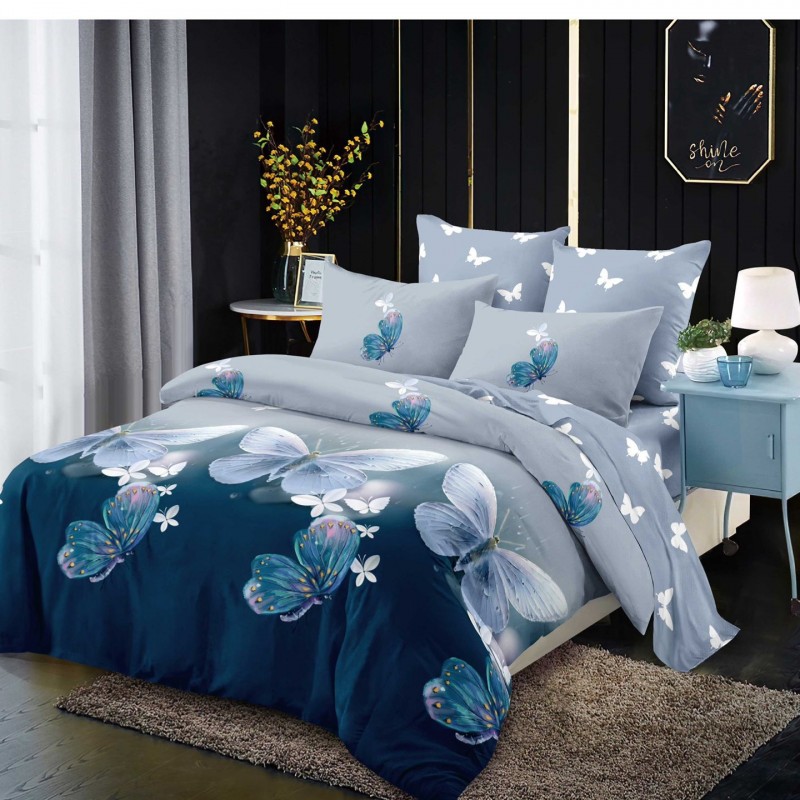 Lenjerie finet 6 piese Cearceaf cu Elastic EST11