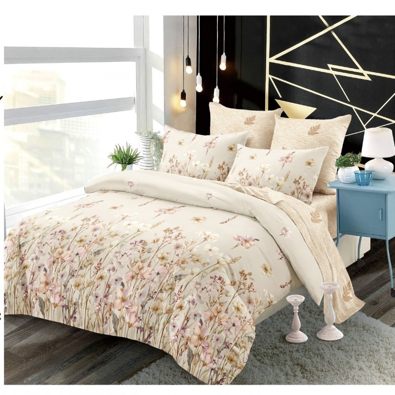 Lenjerie finet 6 piese Cearceaf cu Elastic EST03