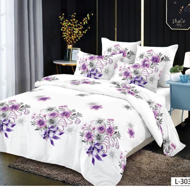  Lenjerii de pat finet gros 6 piese  L-303