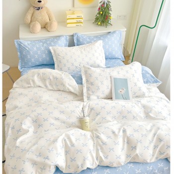 Lenjerii de pat finet gros 6 piese Cerarceaf cu Elastic COD ABF258  Lenjerii de pat finet gros 6 piese Cerarceaf cu Elastic COD ABF258