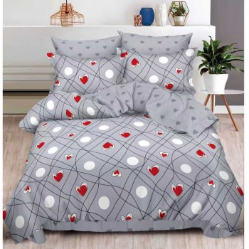 Lenjerii de pat finet gros 6 piese Cerarceaf cu Elastic COD ABF259  Lenjerii de pat finet gros 6 piese Cerarceaf cu Elastic COD ABF259