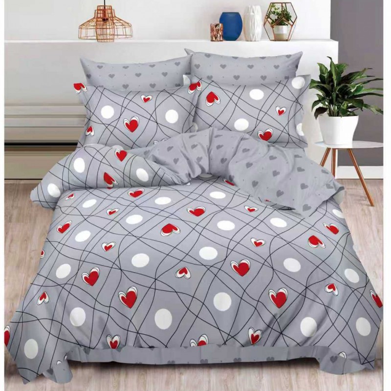  Lenjerii de pat finet gros 6 piese Cerarceaf cu Elastic COD ABF259