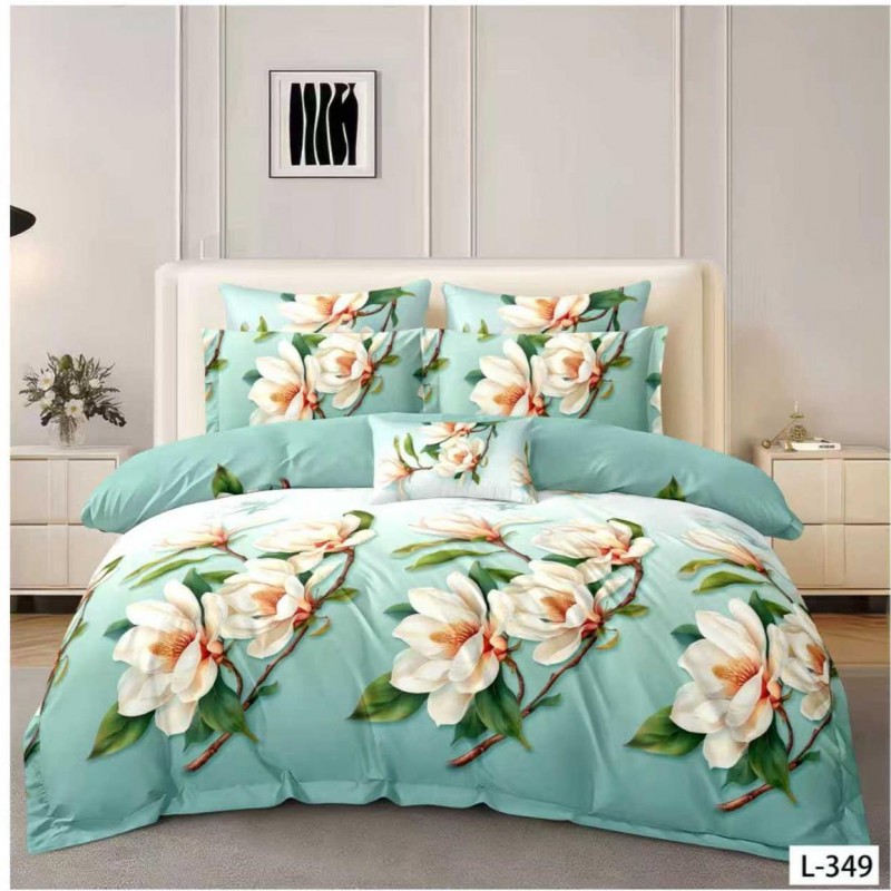  Lenjerii de pat finet gros 4 piese  Cearceaf cu Elastic ABF235