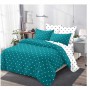  Lenjerii de pat finet gros 6 piese Cearceaf cu Elastic ABF202