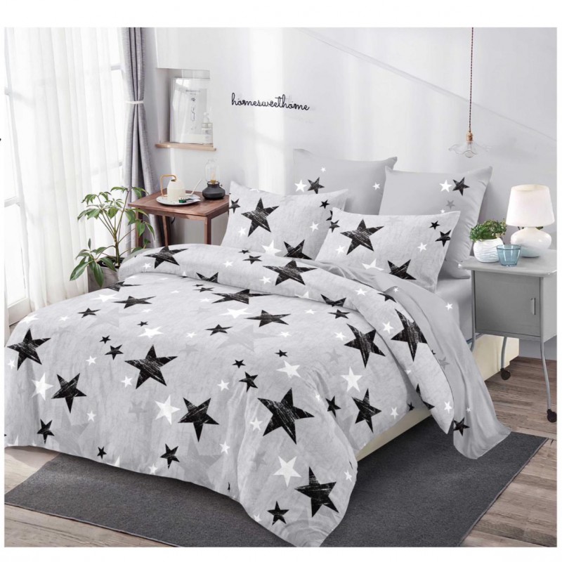  Lenjerii de pat finet gros 6 piese Cearceaf cu Elastic ABF198