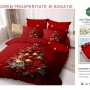 Lenjerii de pat finet gros 6 piese model craciun cu elastic COD CRH02