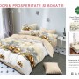 Lenjerii de pat finet gros 6 piese model craciun cu elastic COD CRH13