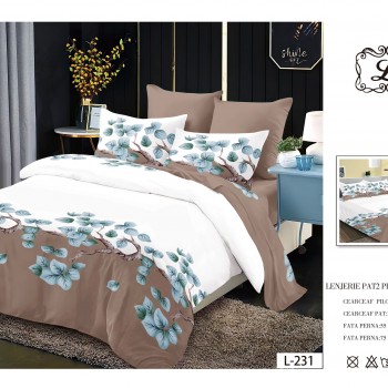 Lenjerie de pat finet gros 6 piese COD EF02 Lenjerie de pat finet gros 6 piese COD EF02