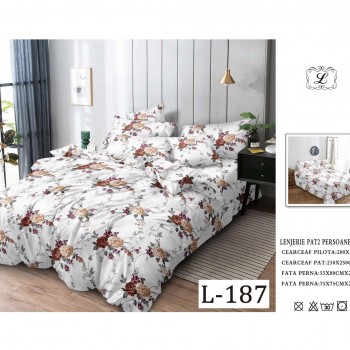 Lenjerie de pat finet gros 6 piese COD EF13 Lenjerie de pat finet gros 6 piese COD EF13