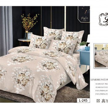 Lenjerie de pat finet gros 6 piese COD EF15 Lenjerie de pat finet gros 6 piese COD EF15