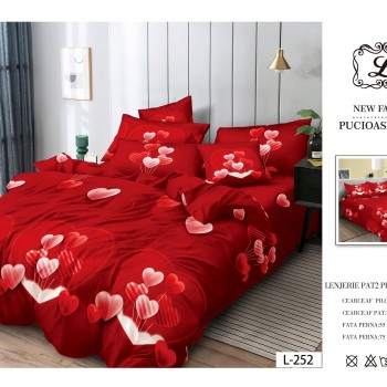 Lenjerie de pat finet gros 6 piese COD EF18 Lenjerie de pat finet gros 6 piese COD EF18