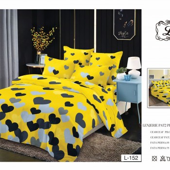 Lenjerie de pat finet gros 6 piese COD EF19 Lenjerie de pat finet gros 6 piese COD EF19