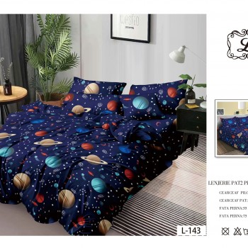 Lenjerie de pat finet gros 6 piese COD EF22 Lenjerie de pat finet gros 6 piese COD EF22