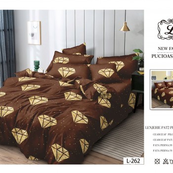 Lenjerie de pat finet gros 6 piese COD EF23 Lenjerie de pat finet gros 6 piese COD EF23