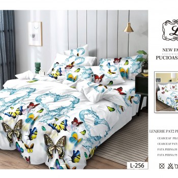 Lenjerie de pat finet gros 6 piese COD EF30 Lenjerie de pat finet gros 6 piese COD EF30