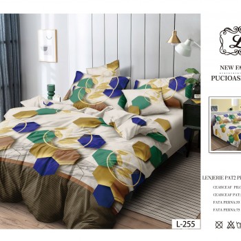 Lenjerie de pat finet gros 6 piese COD EF32 Lenjerie de pat finet gros 6 piese COD EF32