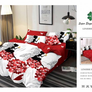 Lenjerii de pat finet gros 6 piese  ABF354  Lenjerii de pat finet gros 6 piese  ABF354