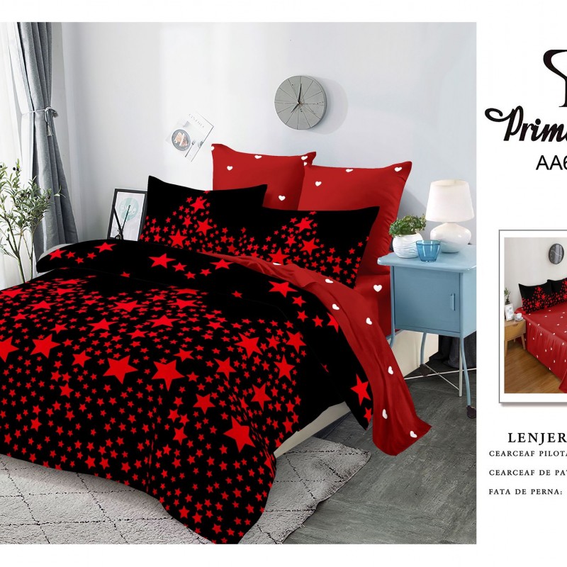 Lenjerii de pat finet gros 6 piese ABF349 Lenjerii de pat finet gros 6 piese ABF349