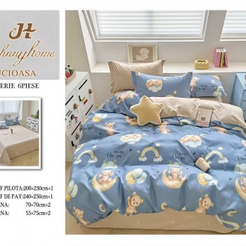  Lenjerii de pat finet gros 6 piese  ABF417
