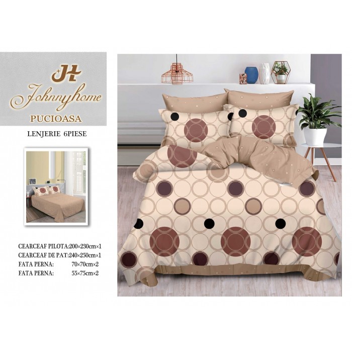  Lenjerii de pat finet gros 6 piese  ABF418