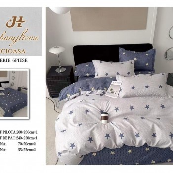  Lenjerii de pat finet gros 6 piese  ABF422