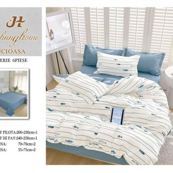  Lenjerii de pat finet gros 6 piese  ABF426