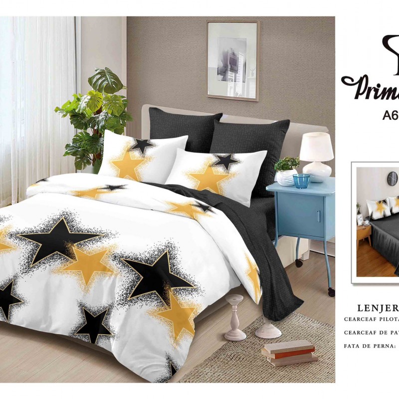  Lenjerii de pat finet gros 6 piese  ABF580