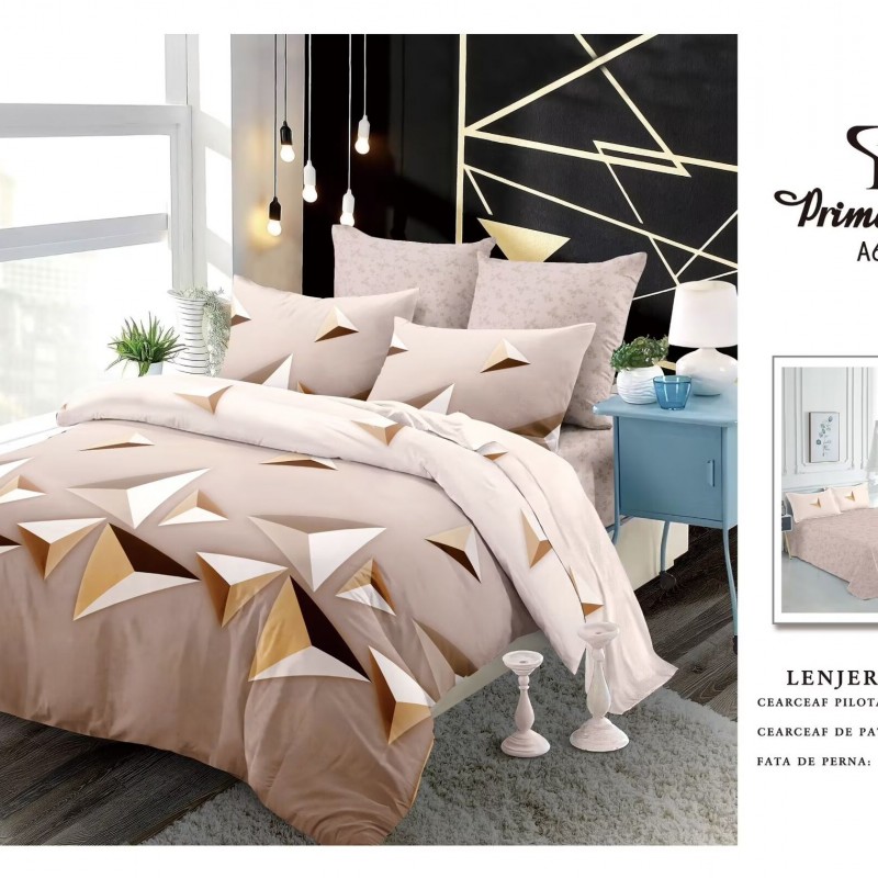  Lenjerii de pat finet gros 6 piese  ABF556