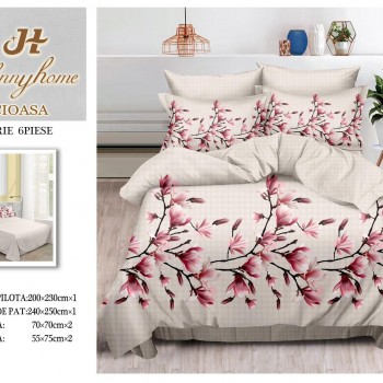 Lenjerii de pat finet gros 6 piese ABF480  Lenjerii de pat finet gros 6 piese ABF480