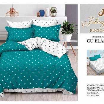 Lenjerii de pat finet gros 6 piese Cerarceaf cu Elastic COD ABF495  Lenjerii de pat finet gros 6 piese Cerarceaf cu Elastic COD ABF495