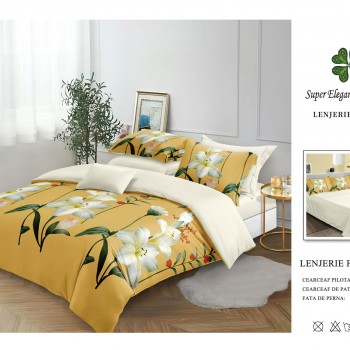  Lenjerii de pat finet gros 6 piese  ABF501