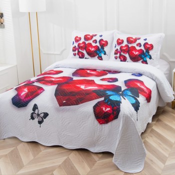 Cuvertura pat dublu model identic cu poza, 3 PIESE COD FEB02 Cuvertura pat dublu model identic cu poza, 3 PIESE COD FEB02