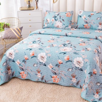 Cuvertura pat dublu din catifea 3 piese COD IAN03 Cuvertura pat dublu din catifea 3 piese COD IAN03