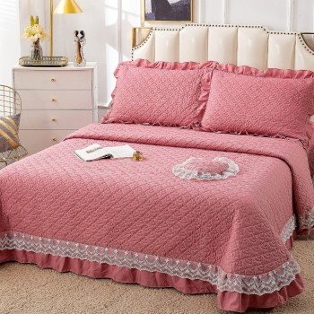 Cuvertura de pat cu volane 4 piese COD DEC11 Cuvertura de pat cu volane 4 piese COD DEC11