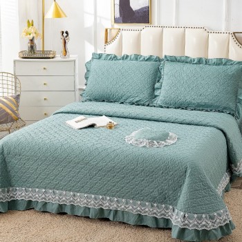 Cuvertura de pat cu volane 4 piese COD DEC15 Cuvertura de pat cu volane 4 piese COD DEC15