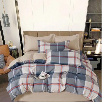 Lenjerie de pat 6 piese bumbac finet PUCIOASA COD BFP426 Lenjerie de pat 6 piese bumbac finet PUCIOASA COD BFP426