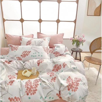 Lenjerie de pat 6 piese bumbac finet PUCIOASA COD BFP423 Lenjerie de pat 6 piese bumbac finet PUCIOASA COD BFP423