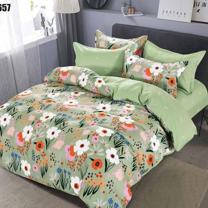 Lenjerie de pat 6 piese bumbac finet PUCIOASA COD BFP146