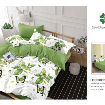 Lenjerie de pat 6 piese bumbac finet PUCIOASA COD BFP39