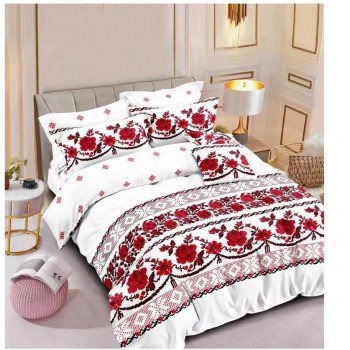 Lenjerie de pat 6 piese bumbac finet PUCIOASA COD BFP172 Lenjerie de pat 6 piese bumbac finet PUCIOASA COD BFP172