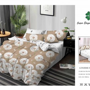 Lenjerie de pat 6 piese bumbac finet PUCIOASA COD BFP230 Lenjerie de pat 6 piese bumbac finet PUCIOASA COD BFP230