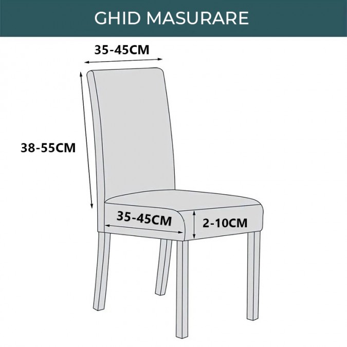 Set 6 huse universale pentru scaun COD HSC06 Set 6 huse universale pentru scaun COD HSC06