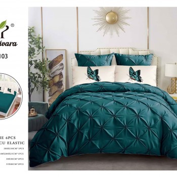Lenjerii de pat finet  6 piese De Lux COD CJO132 Lenjerii de pat finet  6 piese De Lux COD CJO132