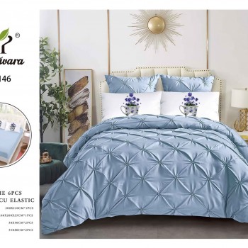 Lenjerii de pat finet  6 piese De Lux COD CJO135 Lenjerii de pat finet  6 piese De Lux COD CJO135