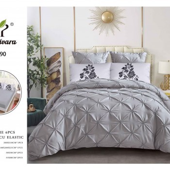 Lenjerii de pat finet  6 piese De Lux COD CJO138 Lenjerii de pat finet  6 piese De Lux COD CJO138