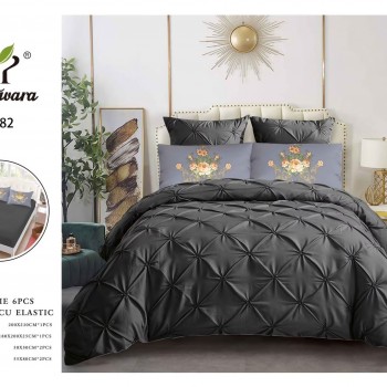 Lenjerii de pat finet  6 piese De Lux COD CJO139 Lenjerii de pat finet  6 piese De Lux COD CJO139