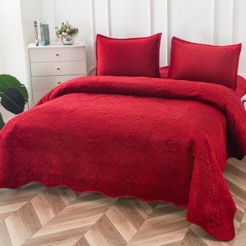 Cuvertura de catifea 3 piese COD TIF06 Cuvertura de catifea 3 piese COD TIF06