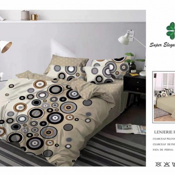Lenjerie de pat 6 piese bumbac finet PUCIOASA COD BFP40