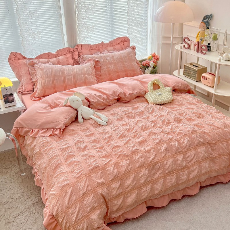 Lenjerie de Lux CREPONATA din Bumbac COD VC01