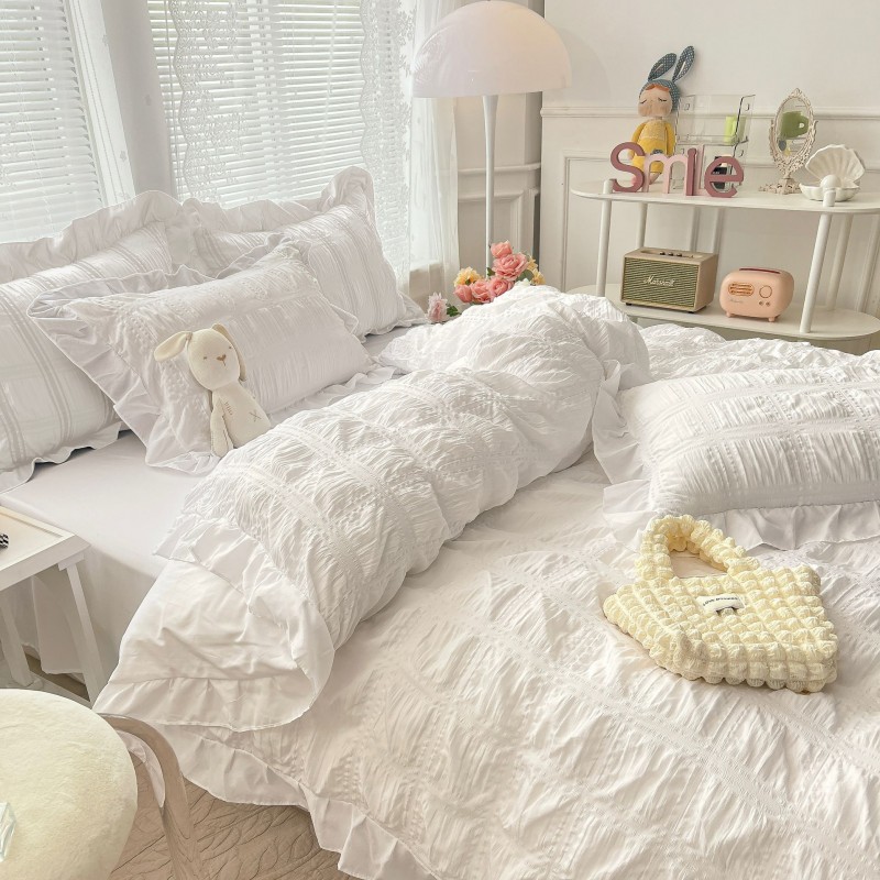 Lenjerie de Lux CREPONATA din Bumbac COD VC23 Lenjerie de Lux CREPONATA din Bumbac COD VC23